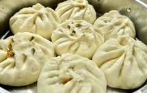 素包子 粉条韭菜黄豆芽馅 口感多层次 香喷喷