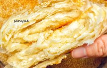 早餐店芝麻椒盐酥饼 外酥里软层次分明 一口咬下去直掉渣 附细节视频详解