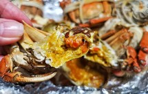 盐焗大闸蟹惹味无比☞用焗炉操作