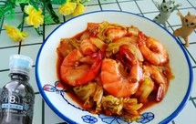 大虾炒白菜
