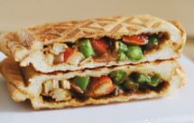 咖喱蟹肉棒热压三明治