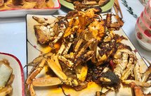 香辣炒河蟹
