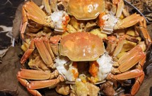 鸣妈私房菜：大闸蟹＆鸡荷叶蒸饭（豪华版）