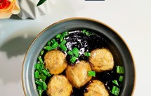 减肥也能吃的-豆腐丸子