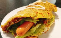 不加面粉的牛油果燕麦鸡蛋饼