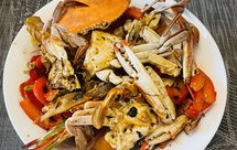 豆豉红椒炒梭子蟹