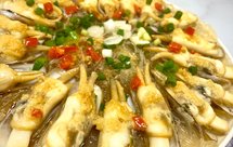 蒜蓉粉丝蒸老蛏