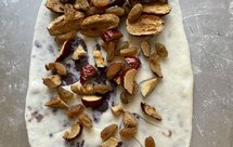 复刻宫门口贝勒卷～无糖豆馅儿红枣葡萄干栗子～中式甜品～十全大补卷