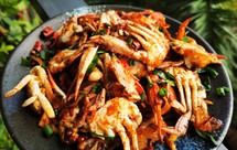 香辣梭子蟹