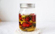 迷迭香橄榄油浸彩椒/油浸小番茄