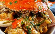 不放盐和酱油 爷爷烧的上海葱姜梭子蟹