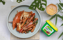 梭子蟹酱烧年糕