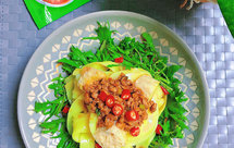 新吃法-麻辣肉沫小米凉皮