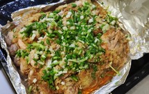 金针菇香烤加拿大蒜蓉北极虾(烤箱版)