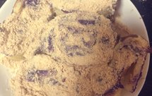 黄豆粉➕无糖无油版紫薯鸡蛋卷