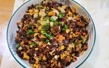 杂粮咸鸭蛋蔬菜蛋炒饭