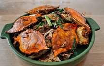 超级好吃的烧梭子蟹