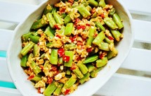 咸鸭蛋炒四季豆