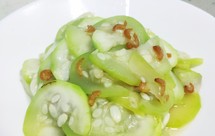 百吃不厌虾米炒蒲瓜～