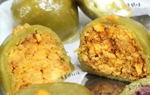 新手家庭版艾叶青团