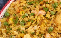 自制黄金咸蛋黄虾仁炒饭！好吃到味蕾爆炸❗️