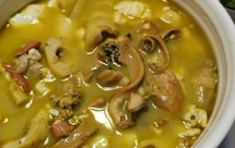 河蚌火腿豆腐汤