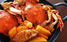 香辣蟹肉煲