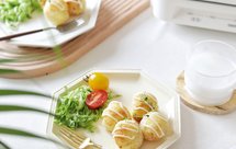 蟹肉夹心芝士土豆球—大宇料理锅