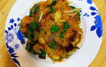 校门口小吃-土豆泥