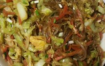 包菜胡萝卜粉条菜