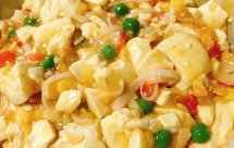 墙裂推荐的蟹黄金沙豆腐