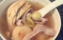 白果腐竹煲猪肚