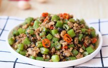 橄榄菜肉末四季豆