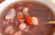 红豆薏米莲子百合汤