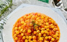 可盐可甜的茄汁鹰嘴豆 纯净素食