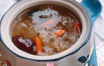 桃胶银耳皂角米