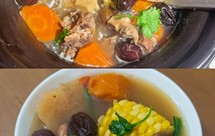 粉葛玉米眉豆猪骨汤