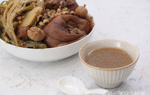 【0169】霸王花眉豆煲猪踭（肘子） <302小厨房>