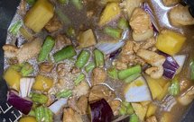 懒人必备~电饭煲焖饭 ~红烧肉芸豆土豆焖饭