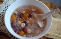 红腰豆新鲜雪儿百合糖水