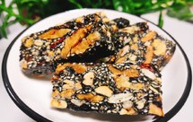 黑芝麻红枣核桃坚果营养糕