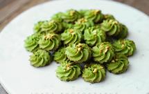 香酥碧绿的开心果曲奇