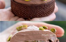 翻译食谱 | 开心果流心巧克力塔