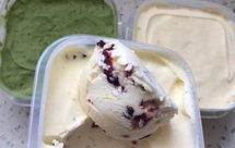 冰淇淋（原味、蔓越莓、抹茶）—简单粗暴法