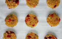 美颜补血的养生贵妃饼(红枣红糖葡萄干枸杞核桃饼干)