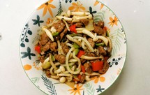 10分钟懒人快手黑椒牛肉乌冬面