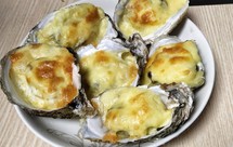 芝士芥末烤生蚝