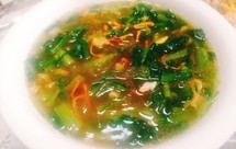 小白菜牡蛎粉丝汤