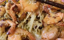 堪比烧烤的蒜蓉金针菇明虾