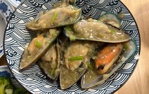 黄油蒜泥青口贝